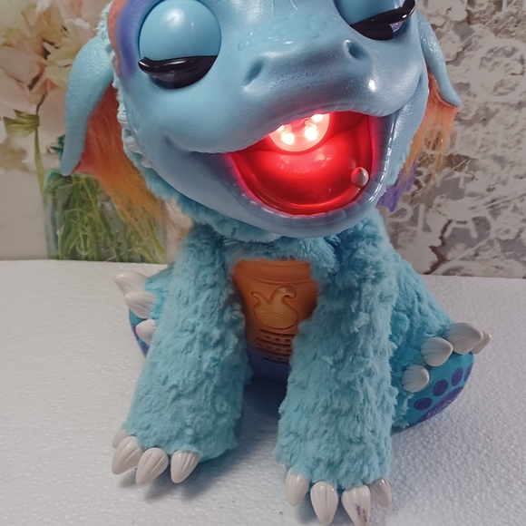 Fur Real Friends Light Sound Torch My Blazin' Baby Dragon Dinosaur Animated Pet - Picture 3 of 9